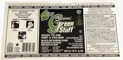 Green Stuff Label